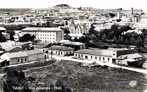 TIARET - VUE GENERALE EN 1960